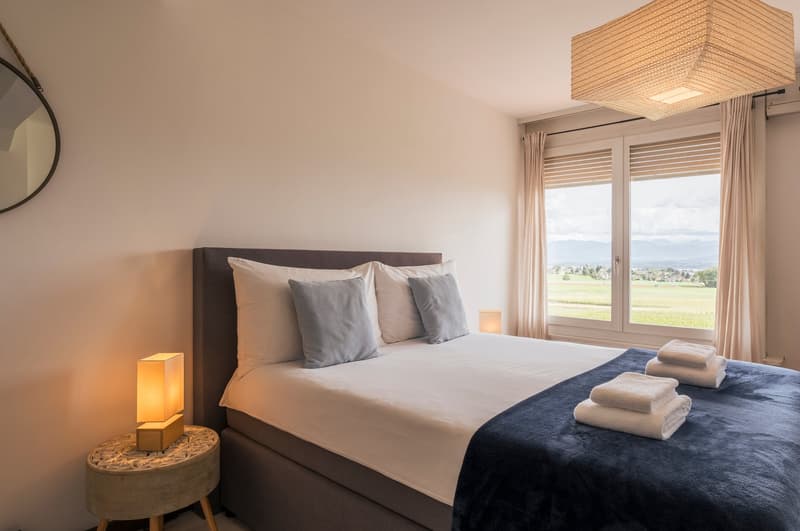 Grande chambre meublée 35 m² avec vue sur le lac, 4 km de Nyon, contrat de 6 mois (2)