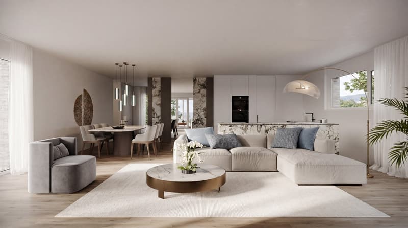 Elegant living with high standards – elegant new apartment on the 1st floor in Biel-Benken (3)