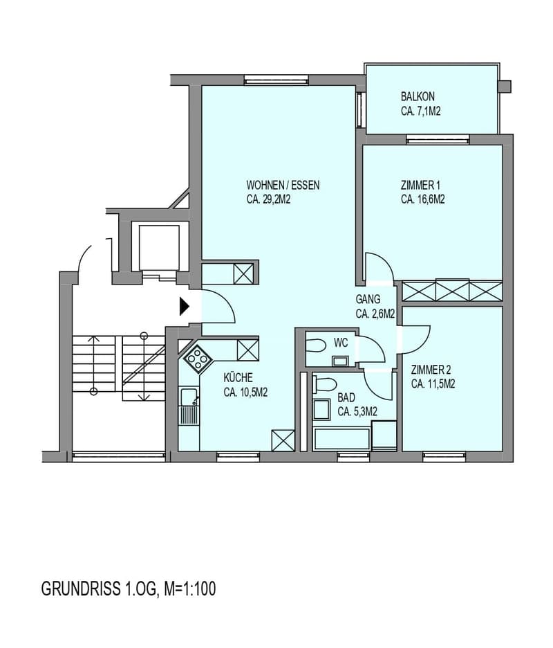 Appartement lumineux 3.5 pièces avec balcon à Fruthwilen (8)