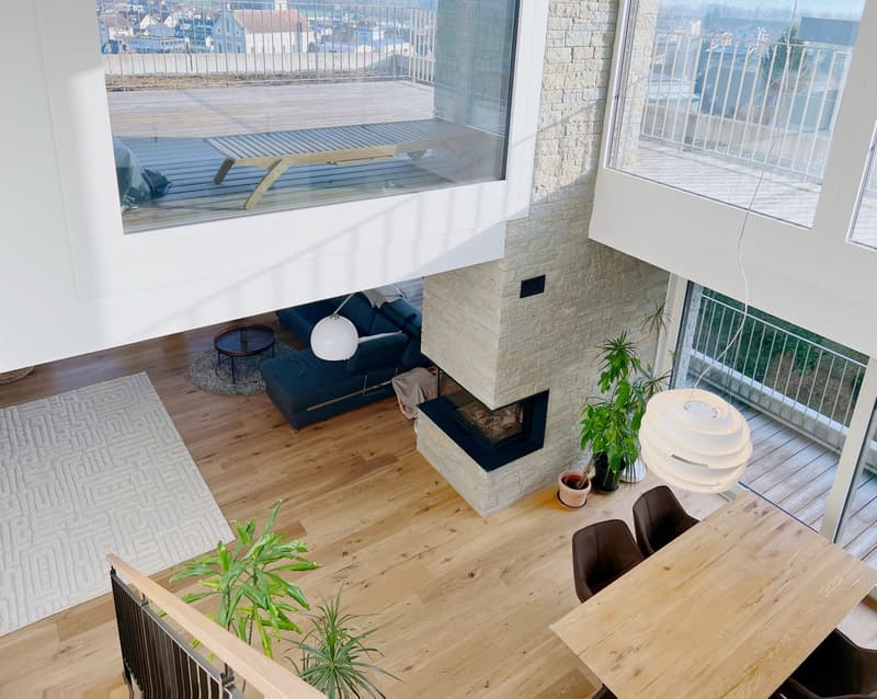 Lichtdurchflutetes 5.5-Zimmer-Haus mit Galerie, doppelter Raumhöhe und Weitsicht (2)