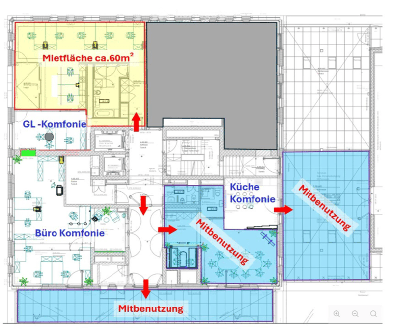 Espace de bureau meublé / Postes de travail en sous-location (Places individuelles ou d'équipe) (11)