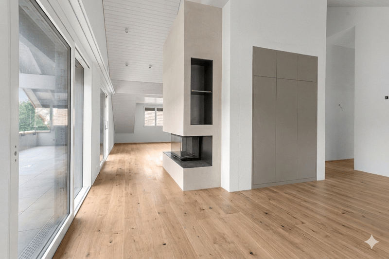 Primo affitto: appartamento attico esclusivo con ampio balcone e caminetto (18)