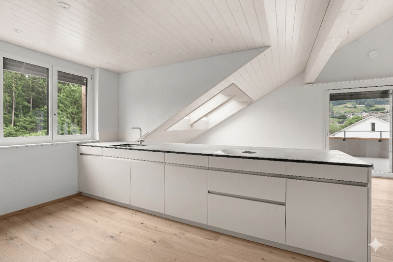 Primo affitto: appartamento attico esclusivo con ampio balcone e caminetto (16)