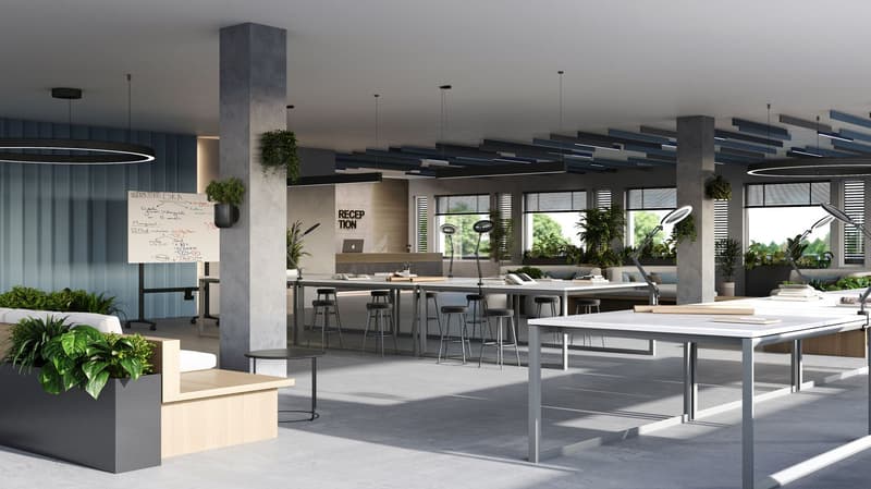 Nouveau bâtiment de haute qualité pour le commerce et les bureaux dans un excellent emplacement à Spreitenbach (4)