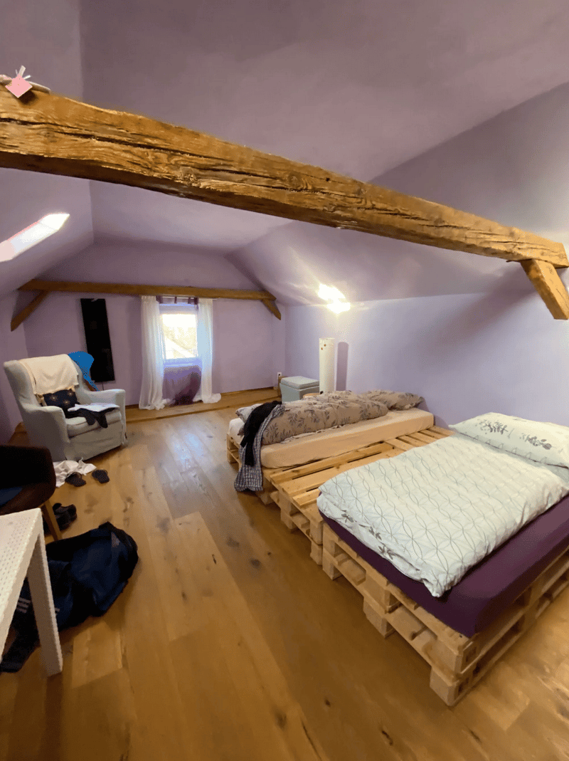 Single room with separate bathroom and kitchen in Egliswil (2)