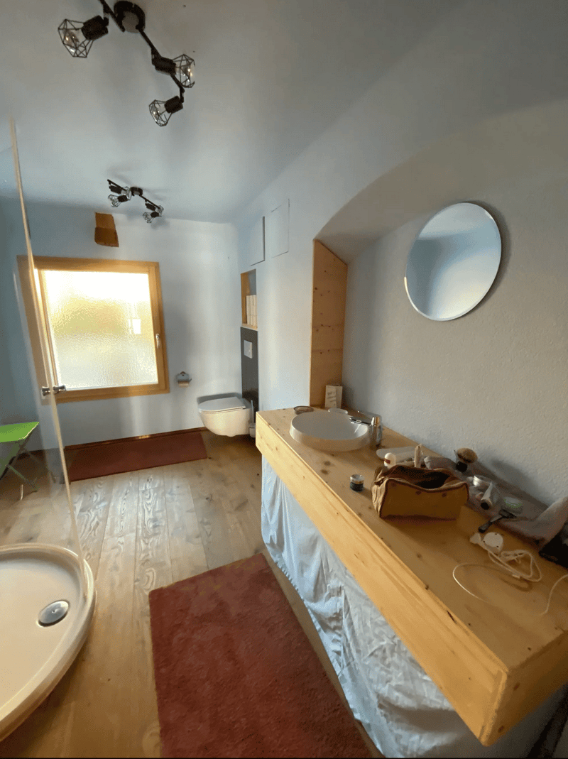 Single room with separate bathroom and kitchen in Egliswil (6)