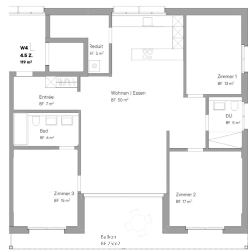 Moderne Neubauwohnung im Herzen des Zürcher Weinland's (6)