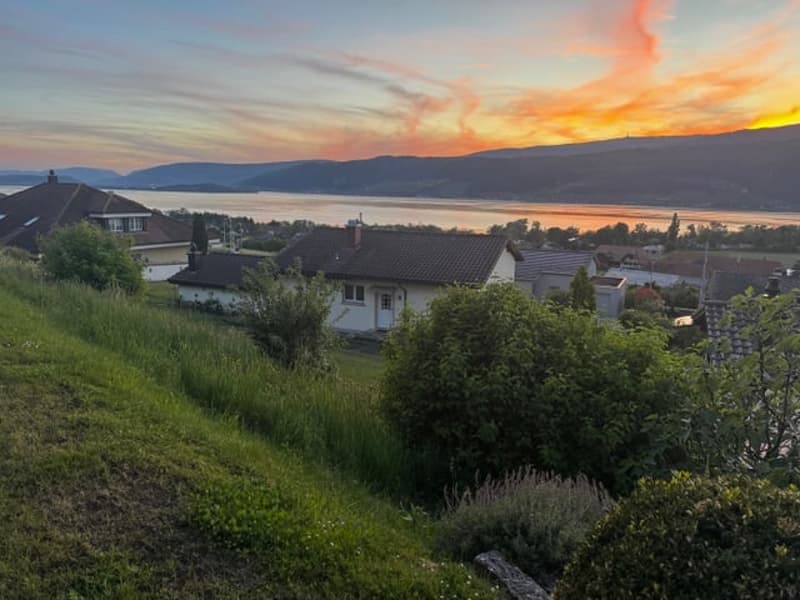 Charmante maison de famille de 5-6 pièces avec vue sur le lac et jardin à Mörigen (3)