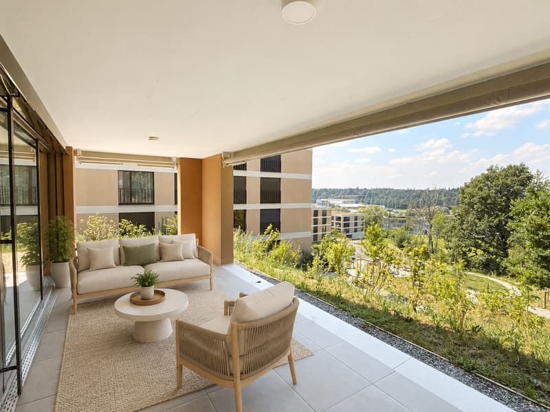First-time occupancy: Residence am Waldrand – Owner-occupier standard between Lucerne and Zug (2)