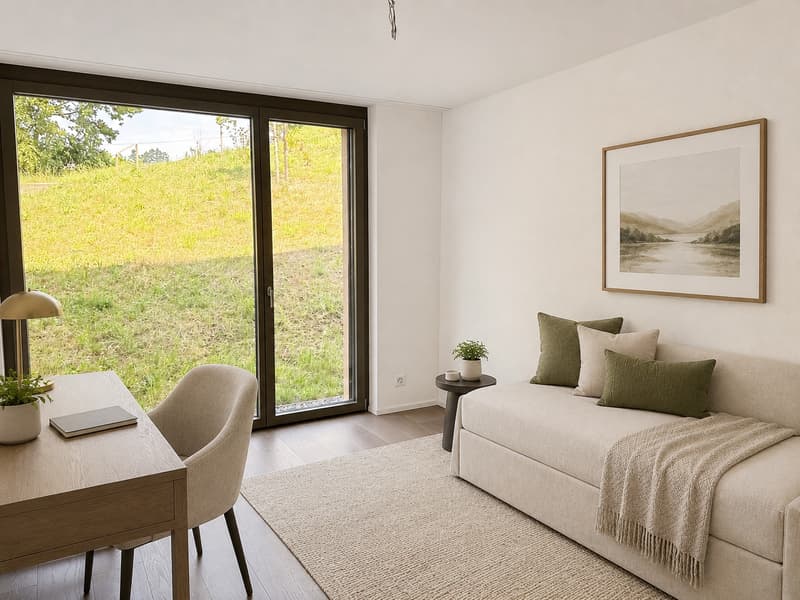 First-time occupancy: Residence am Waldrand – Owner-occupier standard between Lucerne and Zug (8)