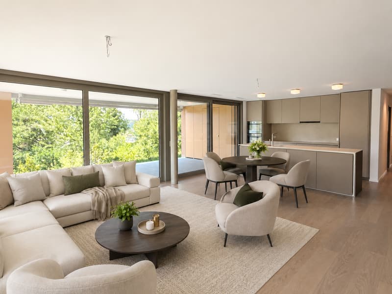 First-time occupancy: Residence am Waldrand – Owner-occupier standard between Lucerne and Zug (4)