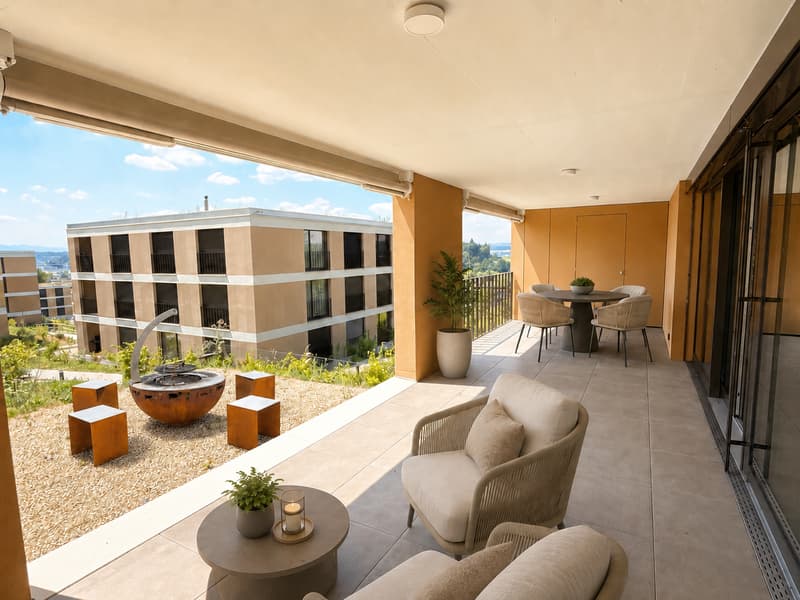 First-time occupancy: Residence on the forest edge – owner-occupier standard between Lucerne and Zug (3)