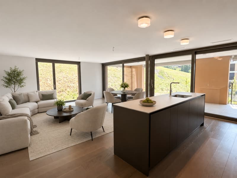 First-time occupancy: Residence on the forest edge – owner-occupier standard between Lucerne and Zug (2)