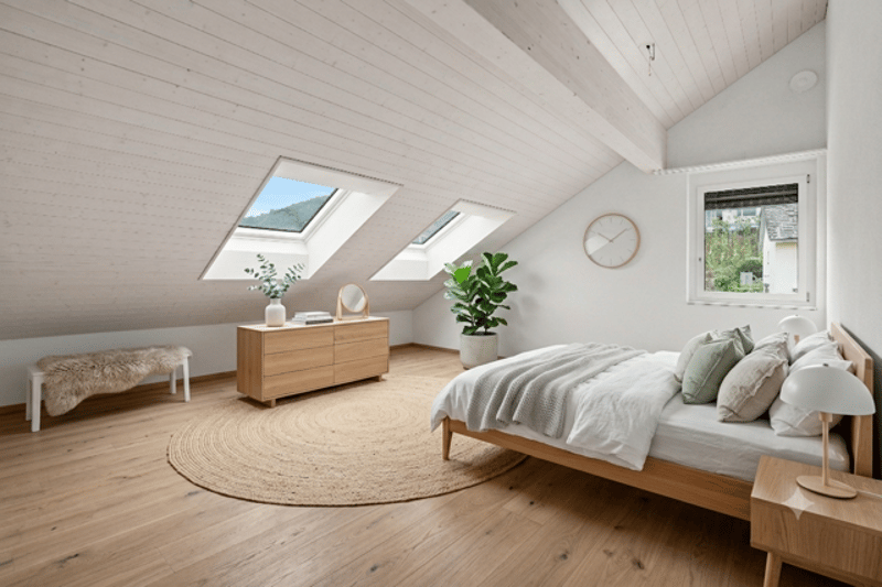 First-time occupancy: exclusive attic apartment with huge balcony and chimney (23)