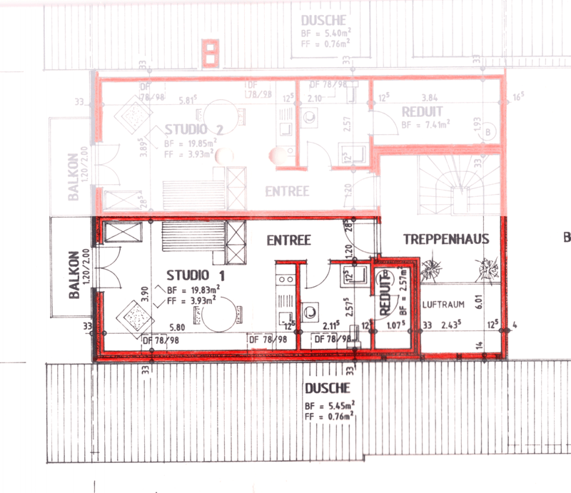 Appartamento 1.5 locali est con balcone, mansarda, con ascensore (12)