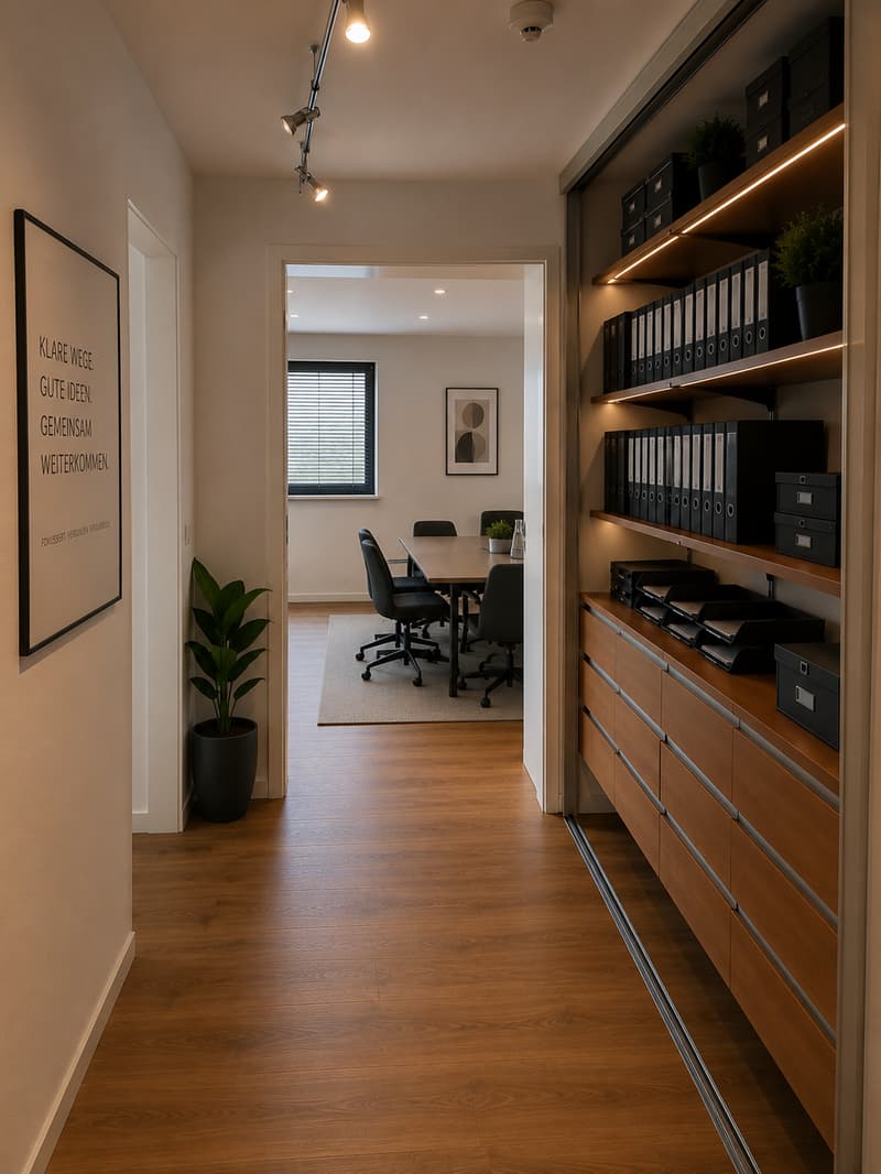 Espace de bureau spacieux avec salle de réunion et salle de pause (2)