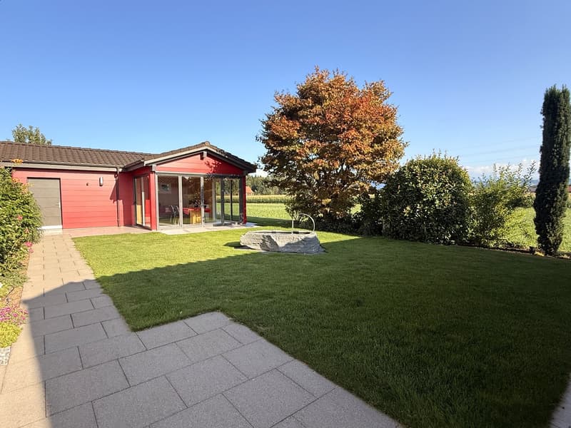 Appartement 4.5 pièces en norme de propriétaire - tranquillité absolue avec beaucoup de verdure à Hünenberg (15)