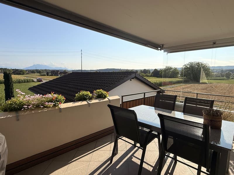Appartement 4.5 pièces en norme de propriétaire - tranquillité absolue avec beaucoup de verdure à Hünenberg (6)