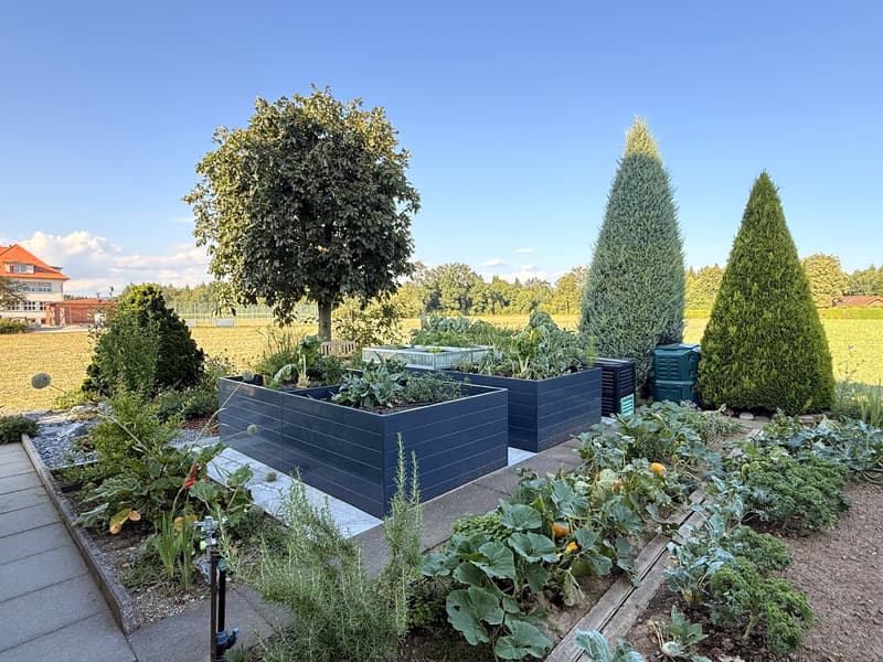 Appartement 4.5 pièces en norme de propriétaire - tranquillité absolue avec beaucoup de verdure à Hünenberg (16)
