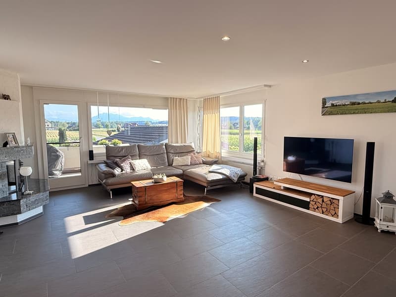 Appartement 4.5 pièces en norme de propriétaire - tranquillité absolue avec beaucoup de verdure à Hünenberg (2)
