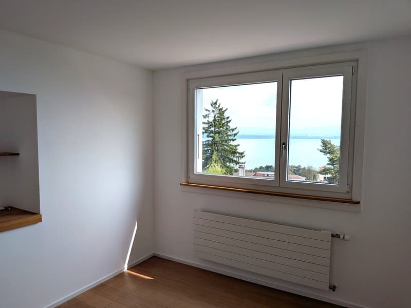 Grand duplex 6.5 pièces avec vue panoramique sur le lac et les Alpes, jardin privé (14)