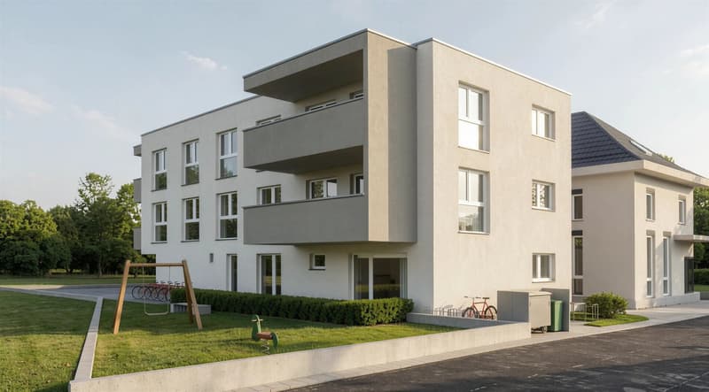 ERSTBEZUG moderne 1.5-Zimmer-Gartenwohnung im Zentrum von Reinach (1)