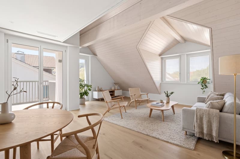 Erstbezug: Stilvolle und grosszügige Maisonette-Wohnung (3)
