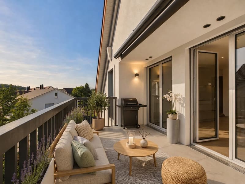 Erstbezug: Stilvolle und grosszügige Maisonette-Wohnung (9)