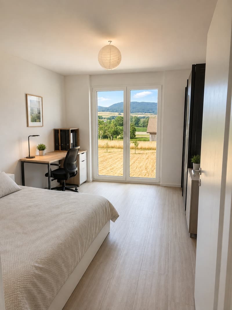 Appartement lumineux avec balcon plein sud & vue dégagée (4)