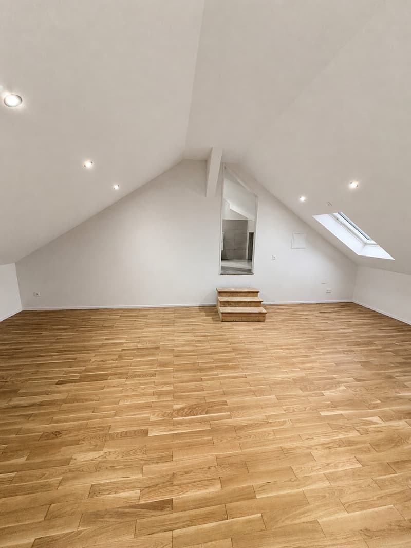 Kernsanierte, moderne 1.5-Zimmer-Dachwohnung in Sevelen (1)