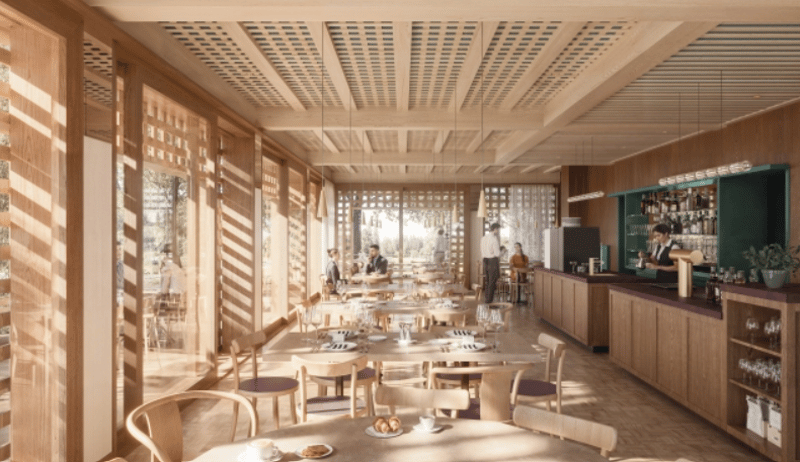 Neubau Restaurant Schützen Unterägeri mit Terrasse im Freizeit- und Naherholungsgebiet (4)