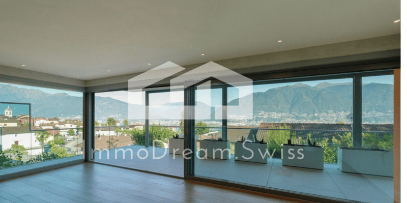 Attraktive 4 ½ Zi. Eigentumswohnung, mit toller Aussicht auf den Lago Maggiore und die Bergwelt (1)