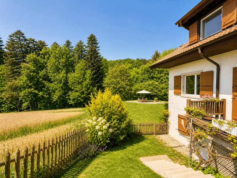 EPALINGES - 6 chambres en villa de standing – EHL à 10 min – Jardin & terrasse (10)