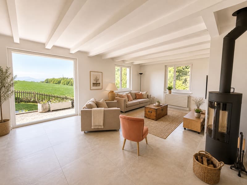 EPALINGES - 6 chambres en villa de standing – EHL à 10 min – Jardin & terrasse (12)