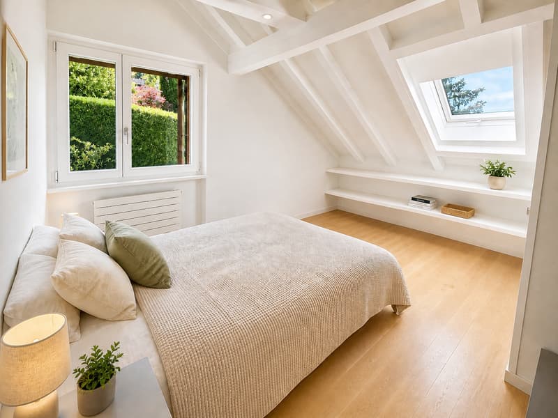 EPALINGES - 6 chambres en villa de standing – EHL à 10 min – Jardin & terrasse (7)