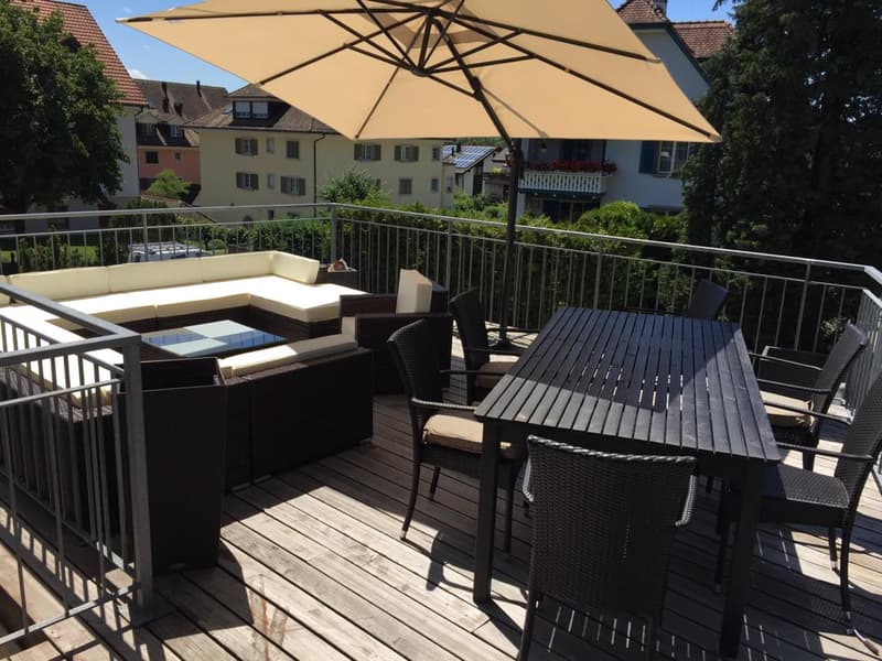 Charmantes Loft-Apartment mit Kamin und Seeblick in Uetikon am See (1)