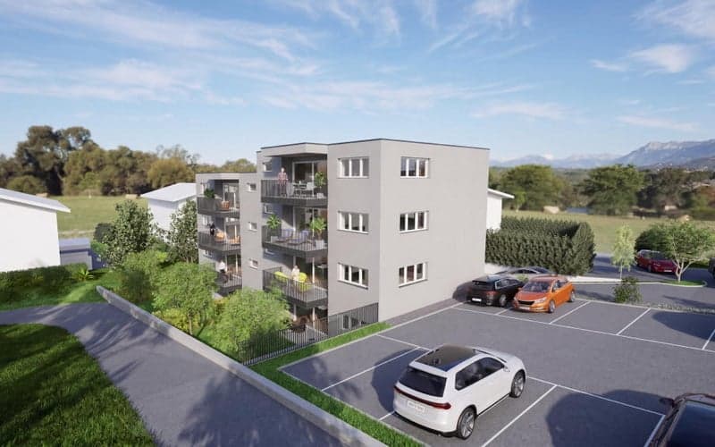 Appartement neuf de 3.5 pièces avec vue et balcon à Réchy (2)