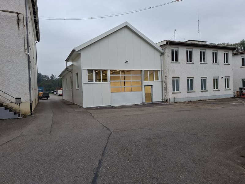 Zu vermieten praktische Gewerbehalle, 9.2 Meter Breite x 20.45 Meter Länge, 188 m3 (4)