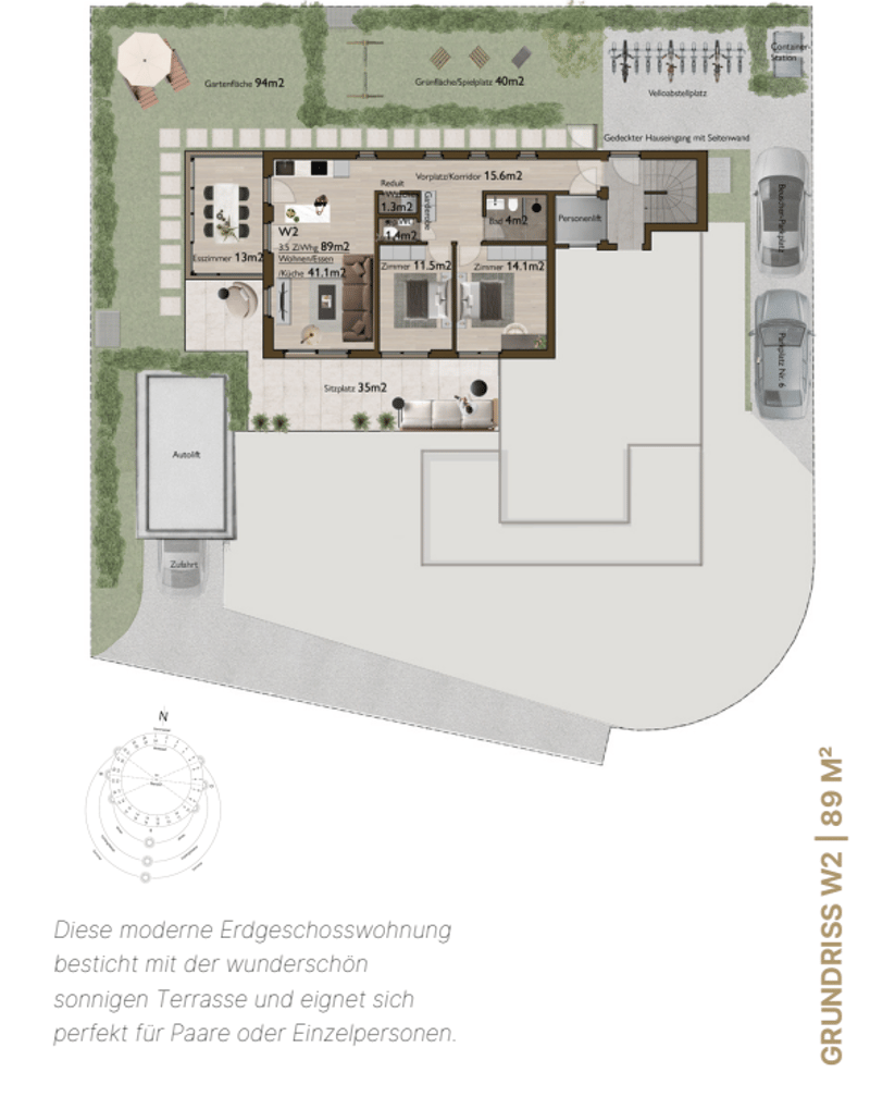 Ein Zuhause der Extraklasse: Luxuriöse 3.5-Zimmer-Maisonette Wohnung mit exklusivem Privatgarten (7)