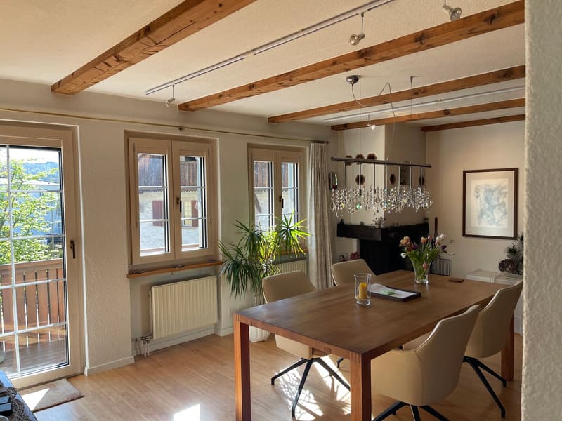 3 1/2 Room Maisonette Attic Apartment 88 m2 with 2 Balconies and Studio 46 m2 (Option) (9)