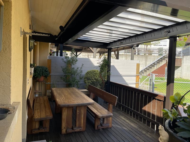 3 1/2 Room Maisonette Attic Apartment 88 m2 with 2 Balconies and Studio 46 m2 (Option) (2)