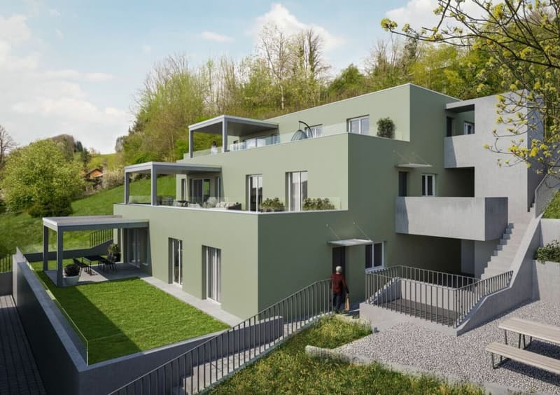 Inizio della costruzione - Case a famiglia moderne su Skiliftweg (5)