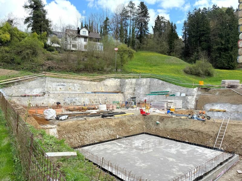 Inizio della costruzione - Case a famiglia moderne su Skiliftweg (2)