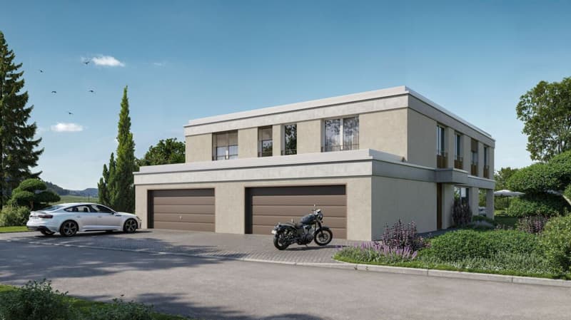 Panoramic View & Idyll - modern semi-detached house in Bichelsee (3)