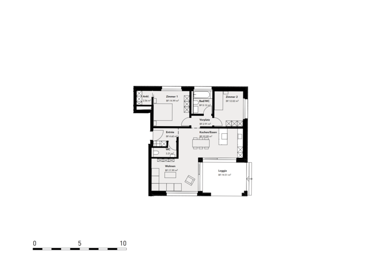 Last Chance: Stylish 3.5-room apartment in the new construction project "Frohegg" (15)