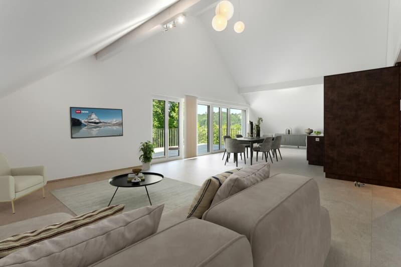 Move in and feel good - Stylish 5.5-room attic apartment (3)