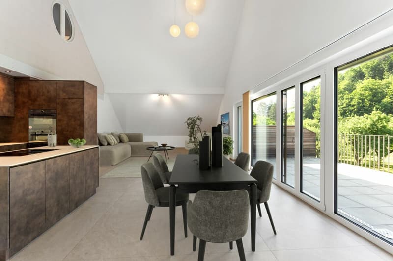Move in and feel good - Stylish 5.5-room attic apartment (2)