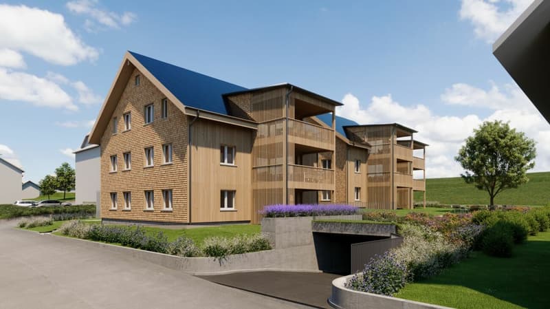 Living on Haldenbach - Sustainable Construction in Ganterschwil (1)
