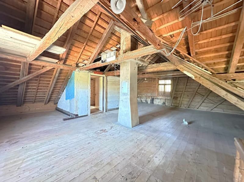 Historic 6-room single-family house with development potential in Oberwangen (12)