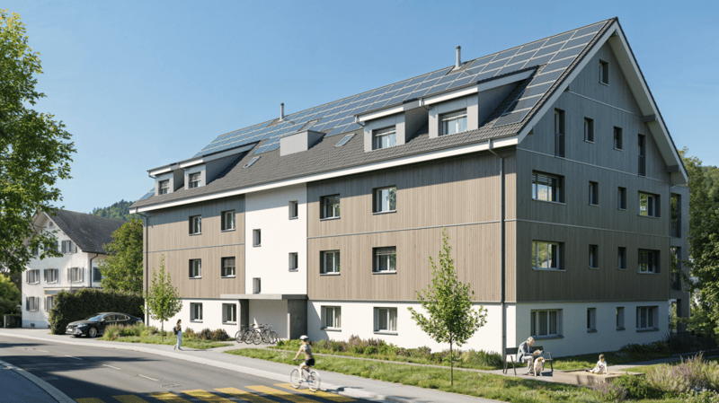 Topmoderne 3.5-Zimmerwohnung im Obergeschoss (1)